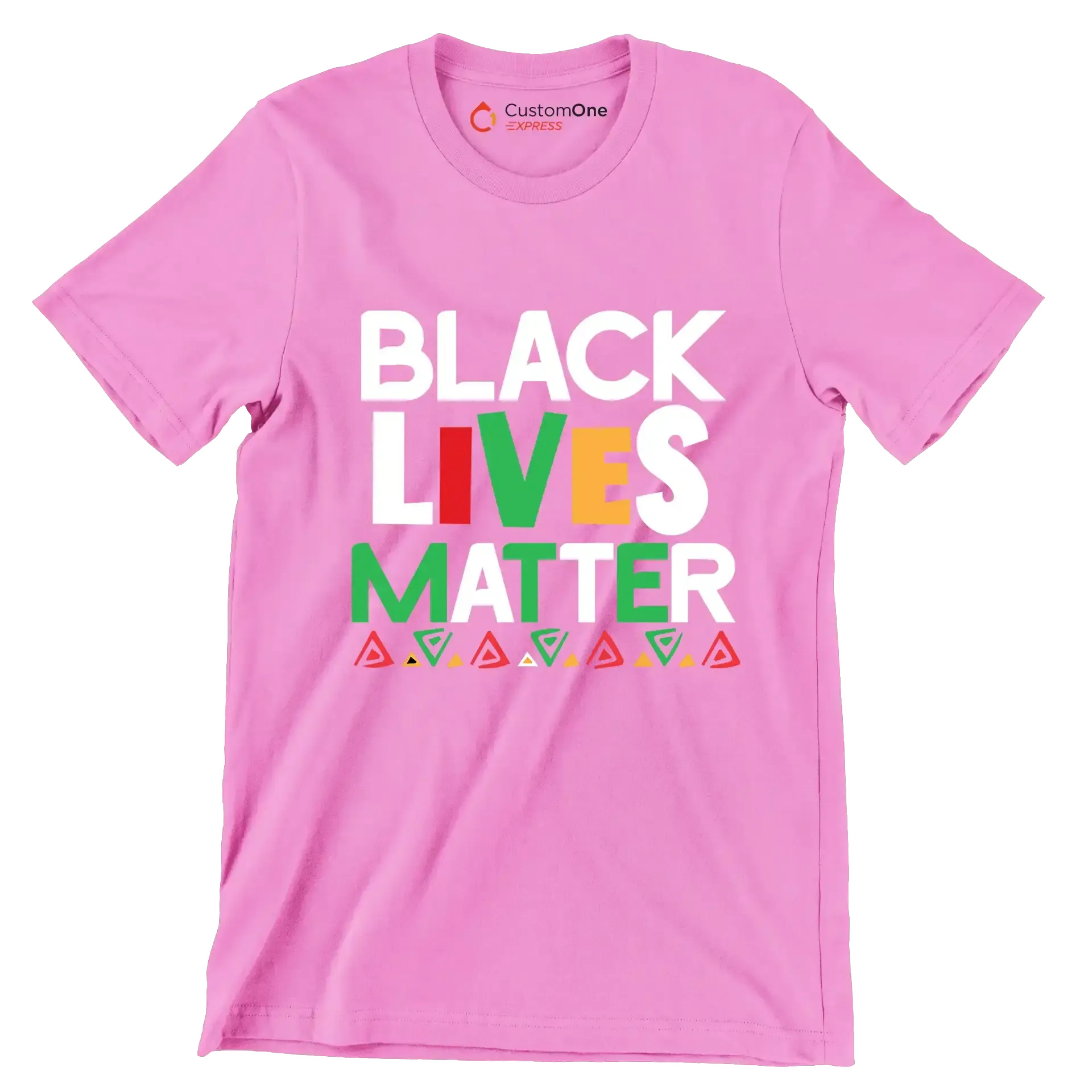 Black lives matter - Martin Luther King T-Shirt-Pink-S-Custom One Express