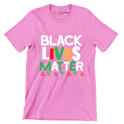 Black lives matter - Martin Luther King T-Shirt-Pink-S-Custom One Express