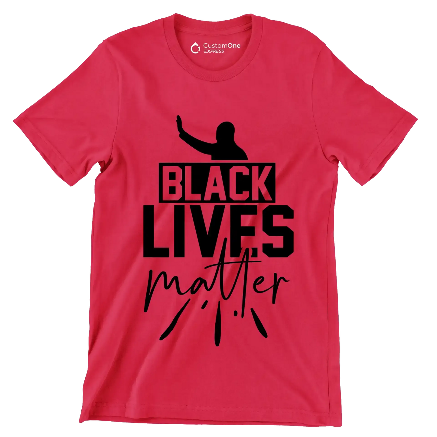 Black lives matter - Martin Luther King T-Shirt-Red-S-Custom One Express