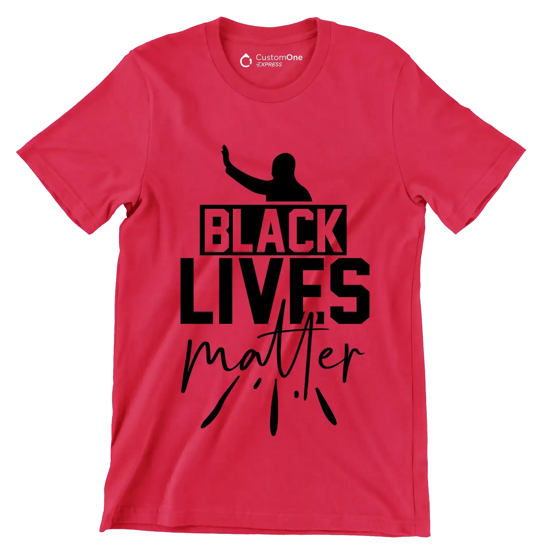 Black lives matter - Martin Luther King T-Shirt-Red-S-Custom One Express