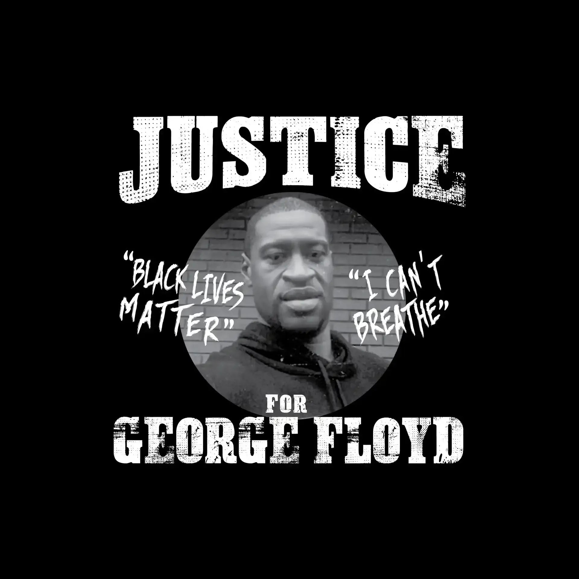 Black lives matter i can't breathe george floyd for justice - Martin Luther King T-Shirt-Black-S-Custom One Express