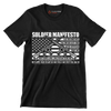 soldier manifesto - Veterans Themed T-Shirt