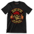 The best defense against evil men are good men skilled at violence 99% skill 1% lucky - Veterans Themed T-Shirt