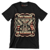 Two things every american should know how to use neither of which are taught in schools - Veterans Themed T-Shirt