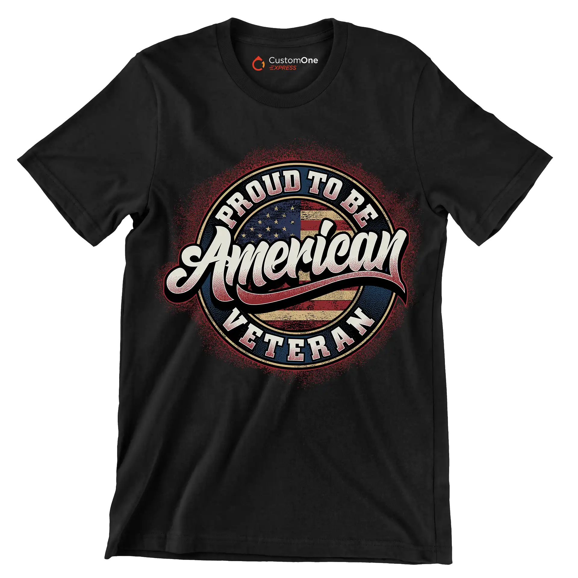 PROUD TO BE AMERICAN VETERAN - Veterans Themed T-Shirt