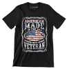 AMERICAN MADE IN THE USA SERVED WITH HONOR VETERAN copy - Veterans Themed T-Shirt