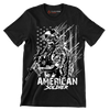 AMERICAN SOLDIER ILLUSTRATION - Veterans Themed T-Shirt