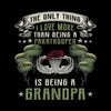 Except Being A Paratrooper I Love More Being A Grandpa - Veterans Themed T-Shirt