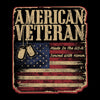 american veteran made in the usa served with honor - Veterans Themed T-Shirt