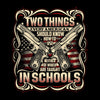 Two things every American should know how to use neigther of which are taught In the schools - Veterans Themed T-Shirt