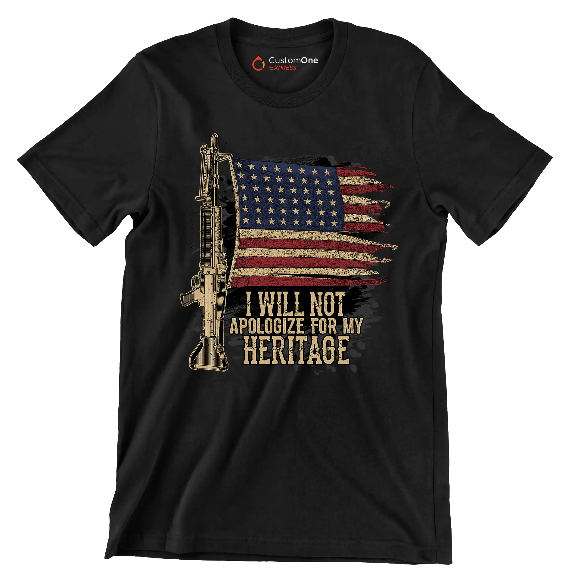 I will not apologize for my heritage - Veterans Themed T-Shirt