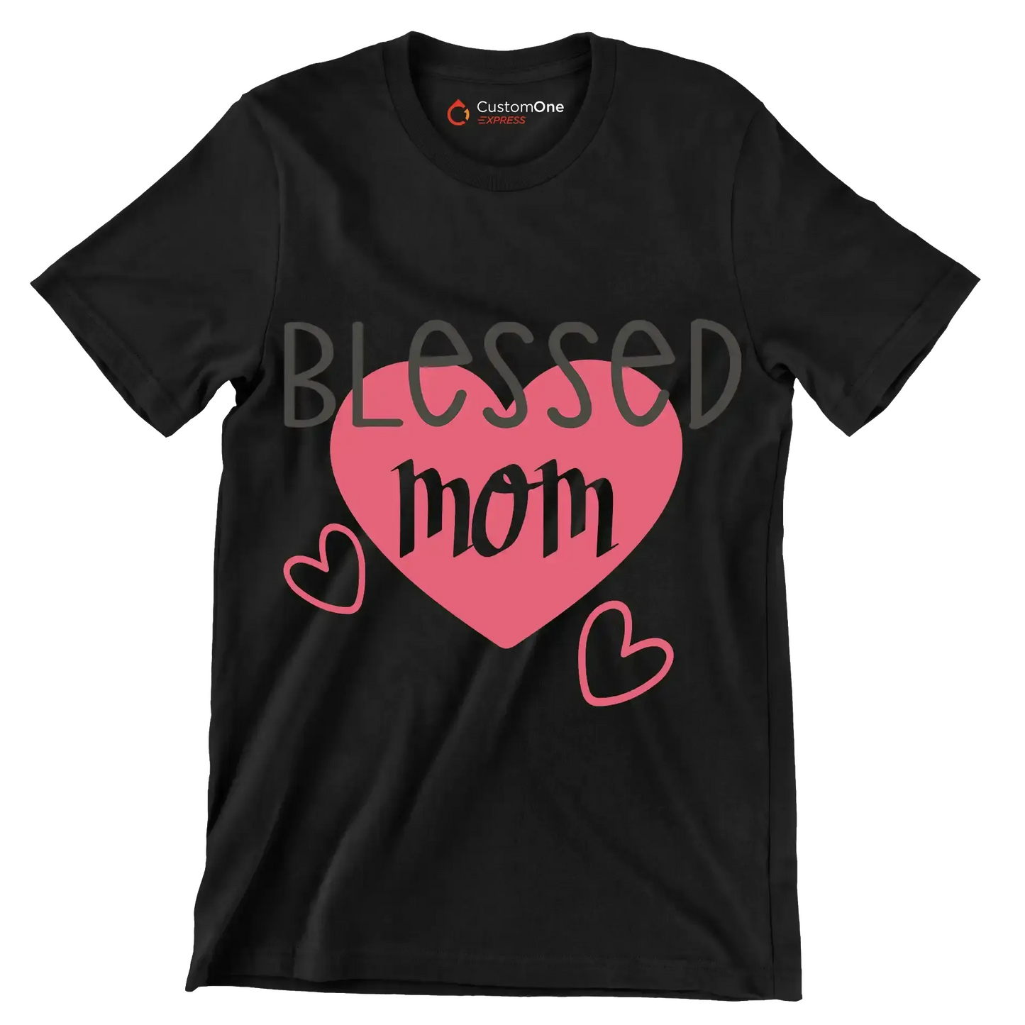 Blessed Mom - Mother’s Day T-Shirt-Black-S-Custom One Express