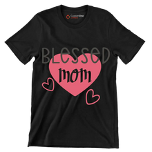Blessed Mom - Mother’s Day T-Shirt-Black-S-Custom One Express
