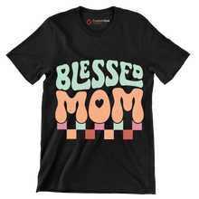 Blessed Mom - Mother’s Day T-Shirt-Black-S-Custom One Express