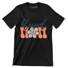 Blessed Mom - Mother’s Day T-Shirt-Black-S-Custom One Express
