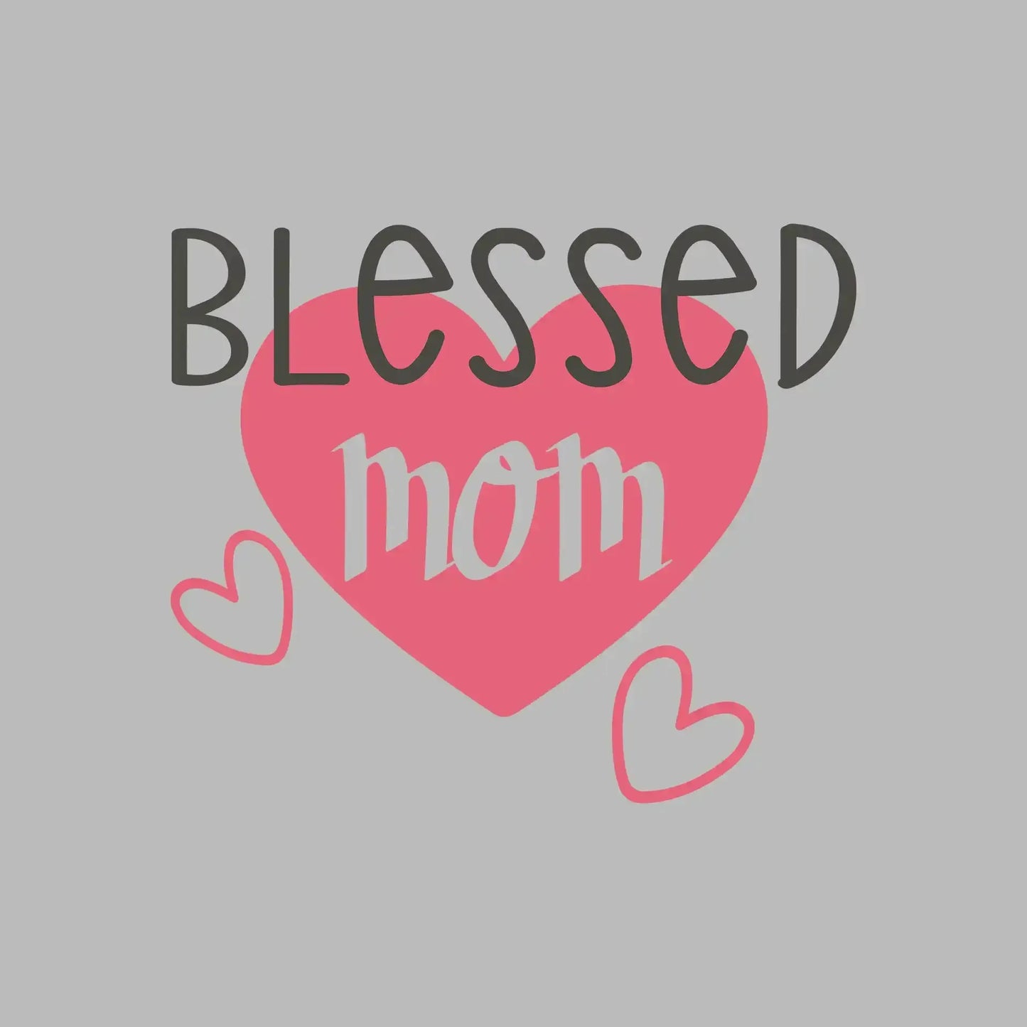 Blessed Mom - Mother’s Day T-Shirt-Black-S-Custom One Express