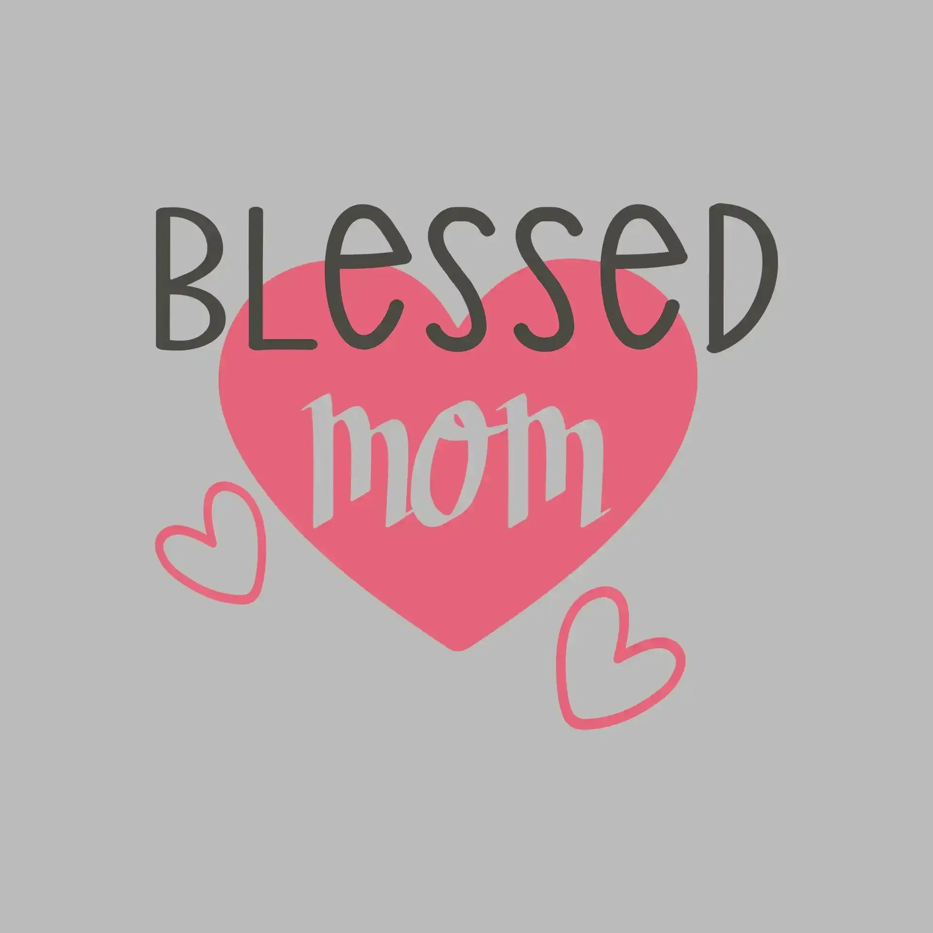 Blessed Mom - Mother’s Day T-Shirt-Black-S-Custom One Express