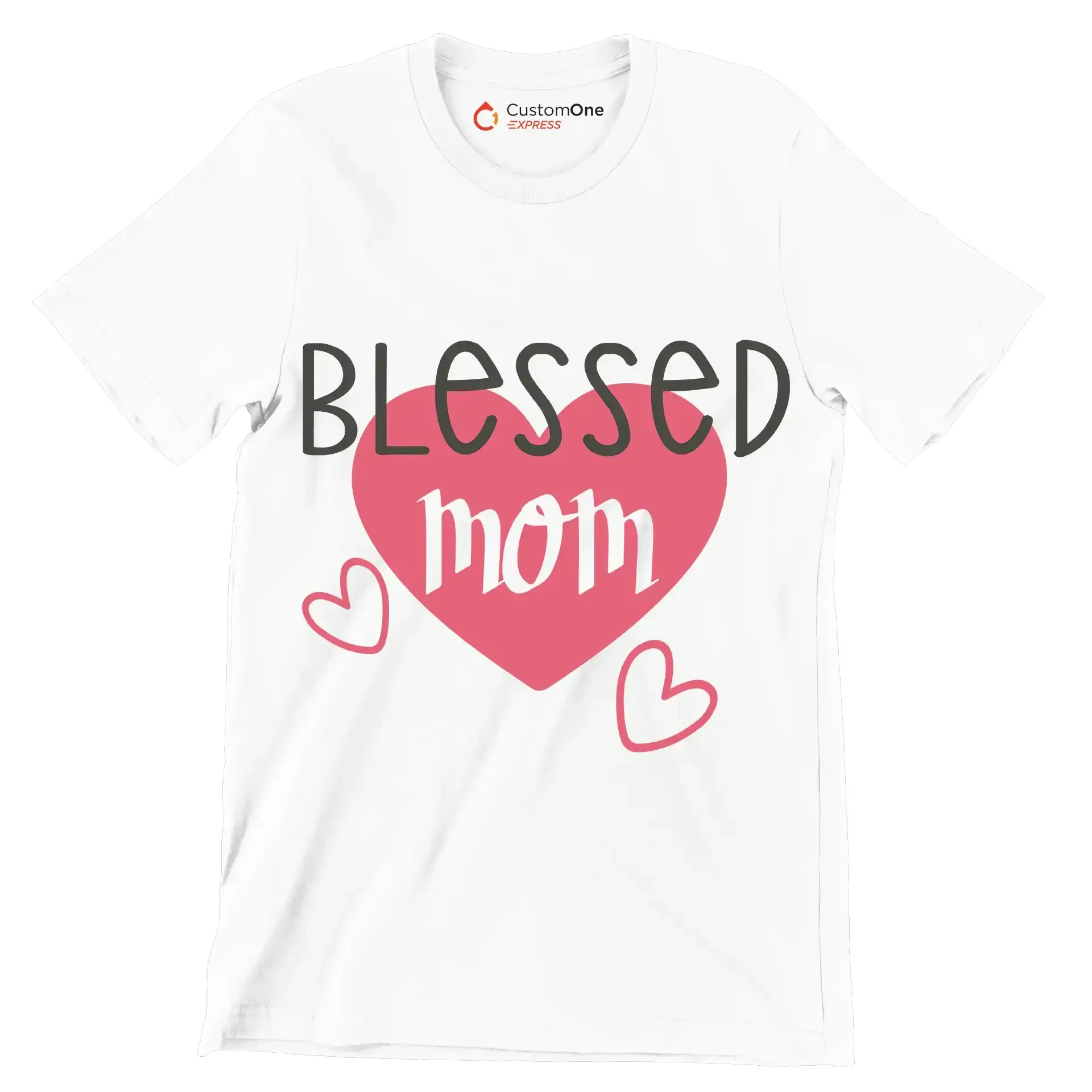 Blessed Mom - Mother’s Day T-Shirt-White-S-Custom One Express