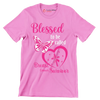 Blessed to be called Breast Cancer Surviver - Breast Cancer Awareness T-Shirt-Pink-S-Custom One Express