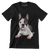 Boston_Terrier - Dog Themed T-Shirt-Black-S-Custom One Express