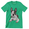 Boston_Terrier - Dog Themed T-Shirt-Green-S-Custom One Express