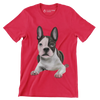 Boston_Terrier - Dog Themed T-Shirt-Red-S-Custom One Express