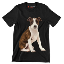 Boxer_Mix - Dog Themed T-Shirt-Black-S-Custom One Express