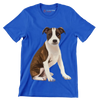 Boxer_Mix - Dog Themed T-Shirt-Blue-S-Custom One Express