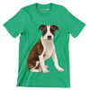 Boxer_Mix - Dog Themed T-Shirt-Green-S-Custom One Express