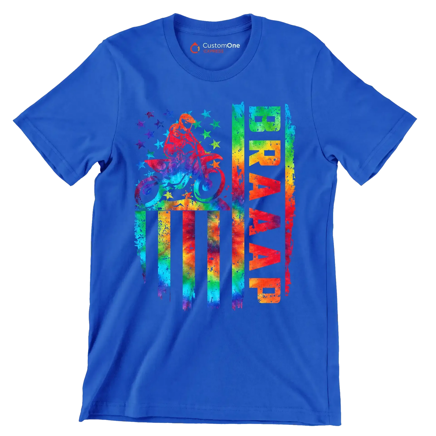 Braaap - Father’s Day T-Shirt-Blue-S-Custom One Express