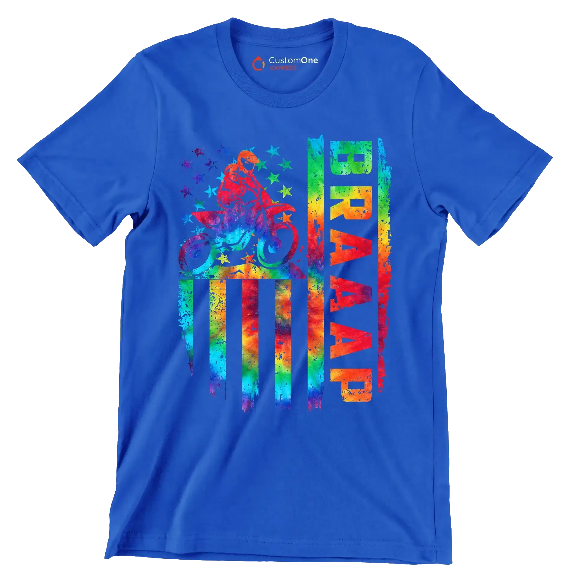Braaap - Father’s Day T-Shirt-Blue-S-Custom One Express