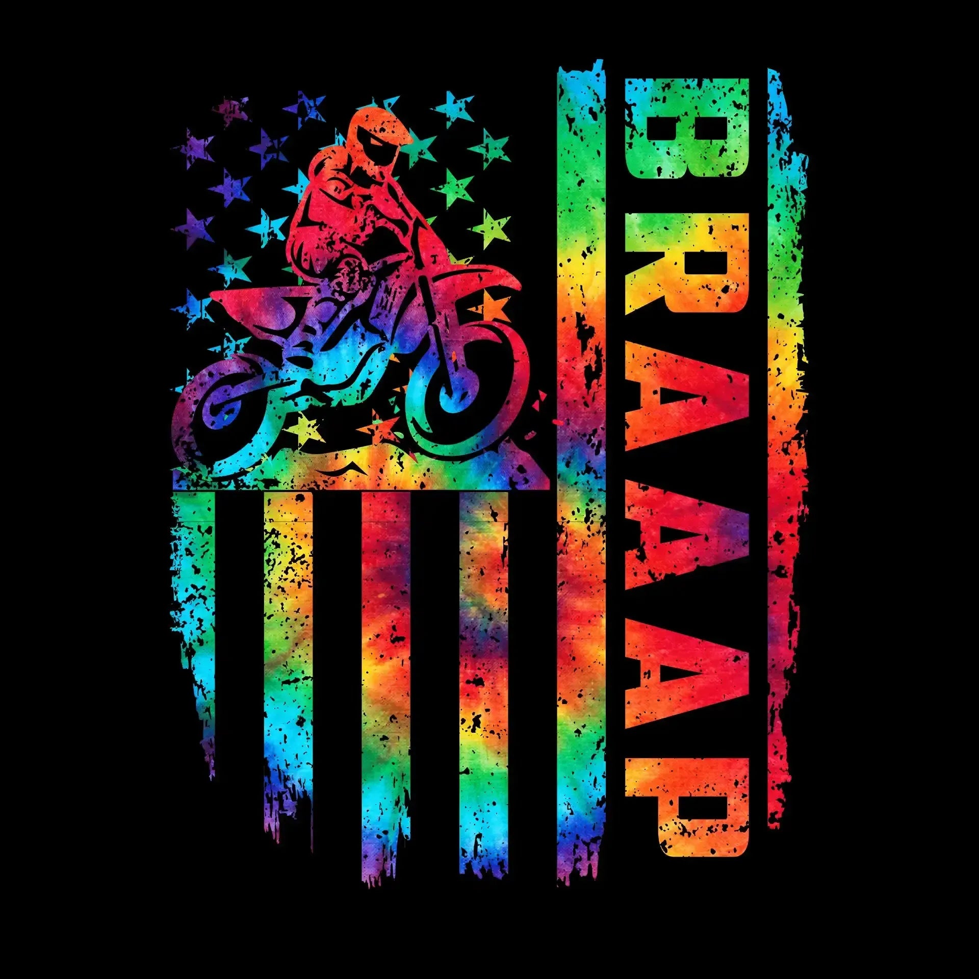 Braaap - Father’s Day T-Shirt-Black-S-Custom One Express