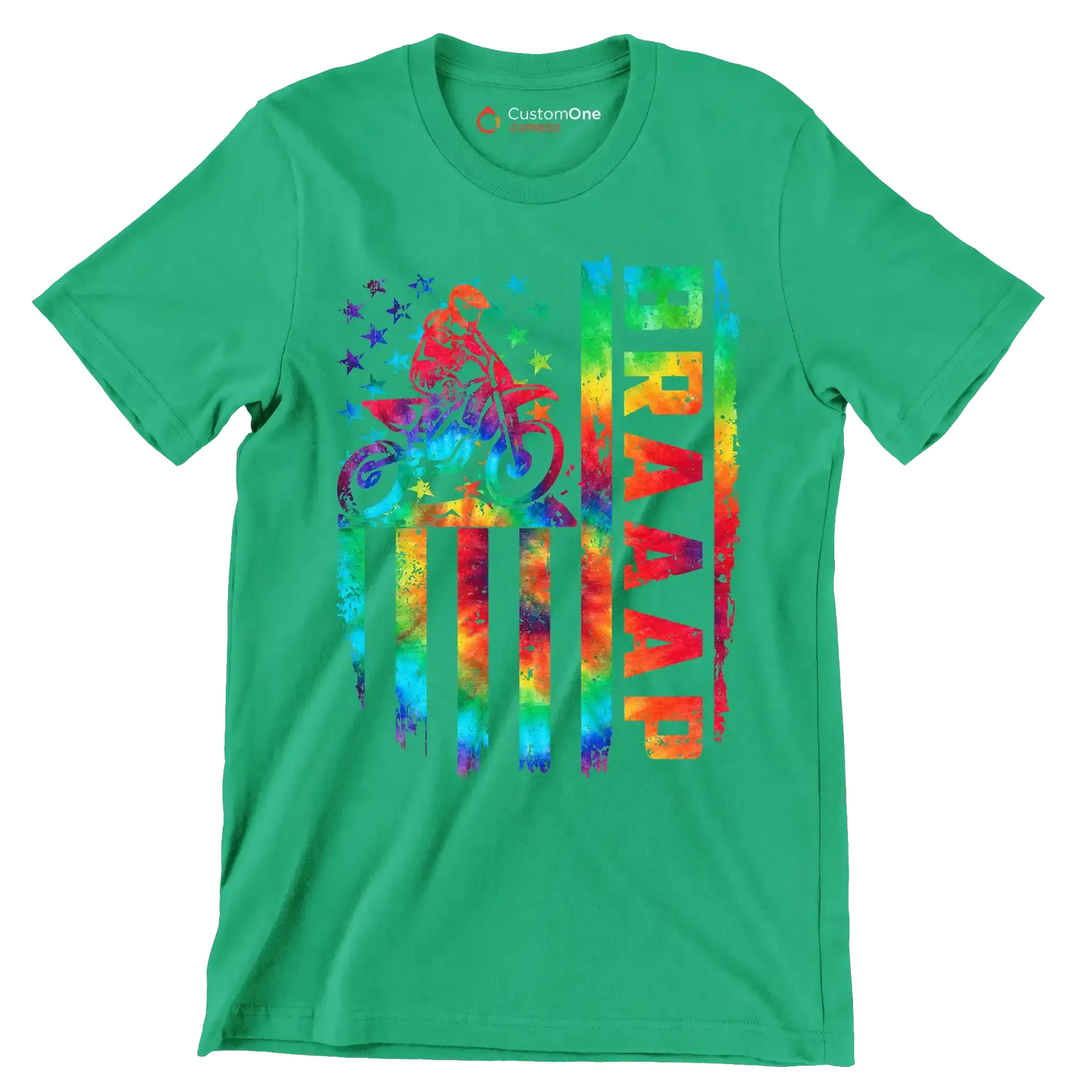 Braaap - Father’s Day T-Shirt-Green-S-Custom One Express