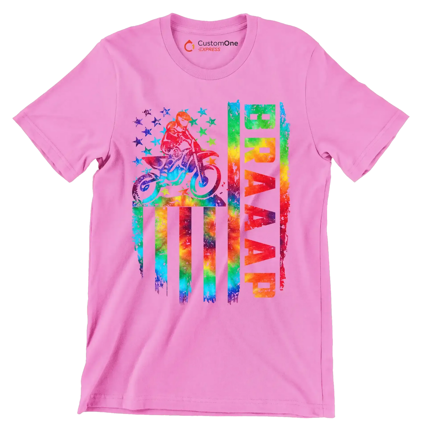 Braaap - Father’s Day T-Shirt-Pink-S-Custom One Express