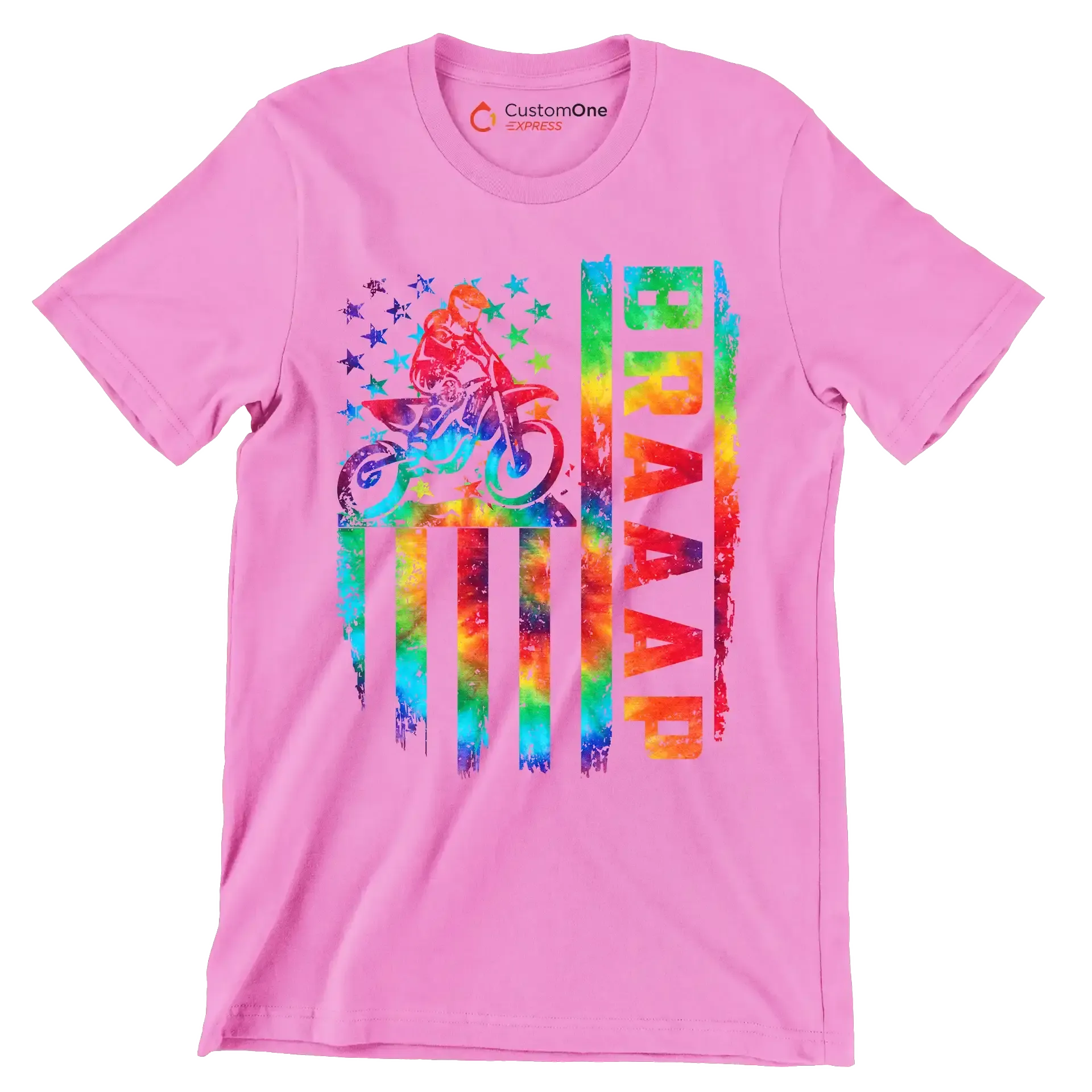Braaap - Father’s Day T-Shirt-Pink-S-Custom One Express