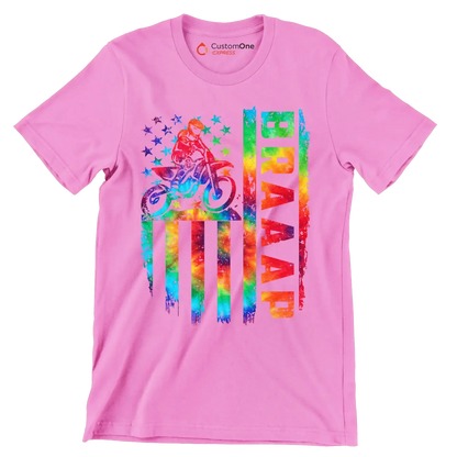 Braaap - Father’s Day T-Shirt-Pink-S-Custom One Express