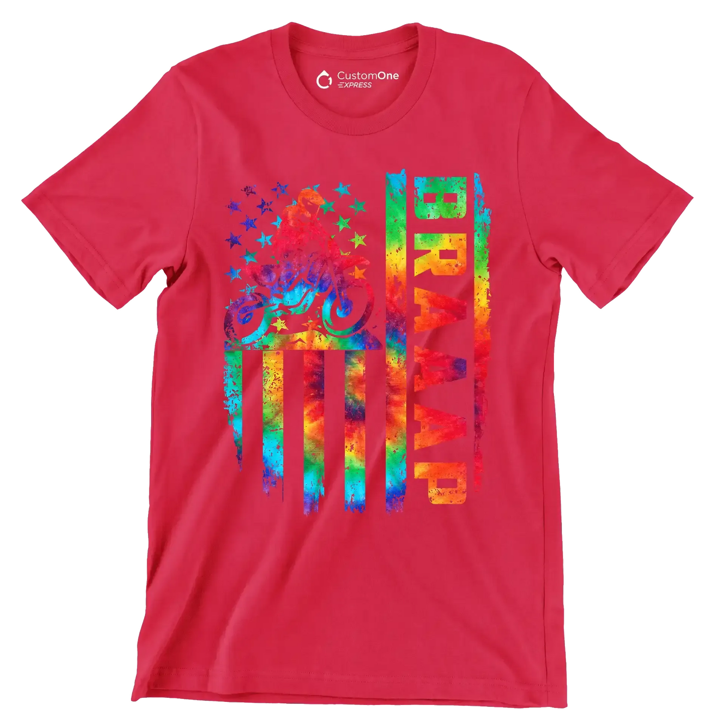 Braaap - Father’s Day T-Shirt-Red-S-Custom One Express
