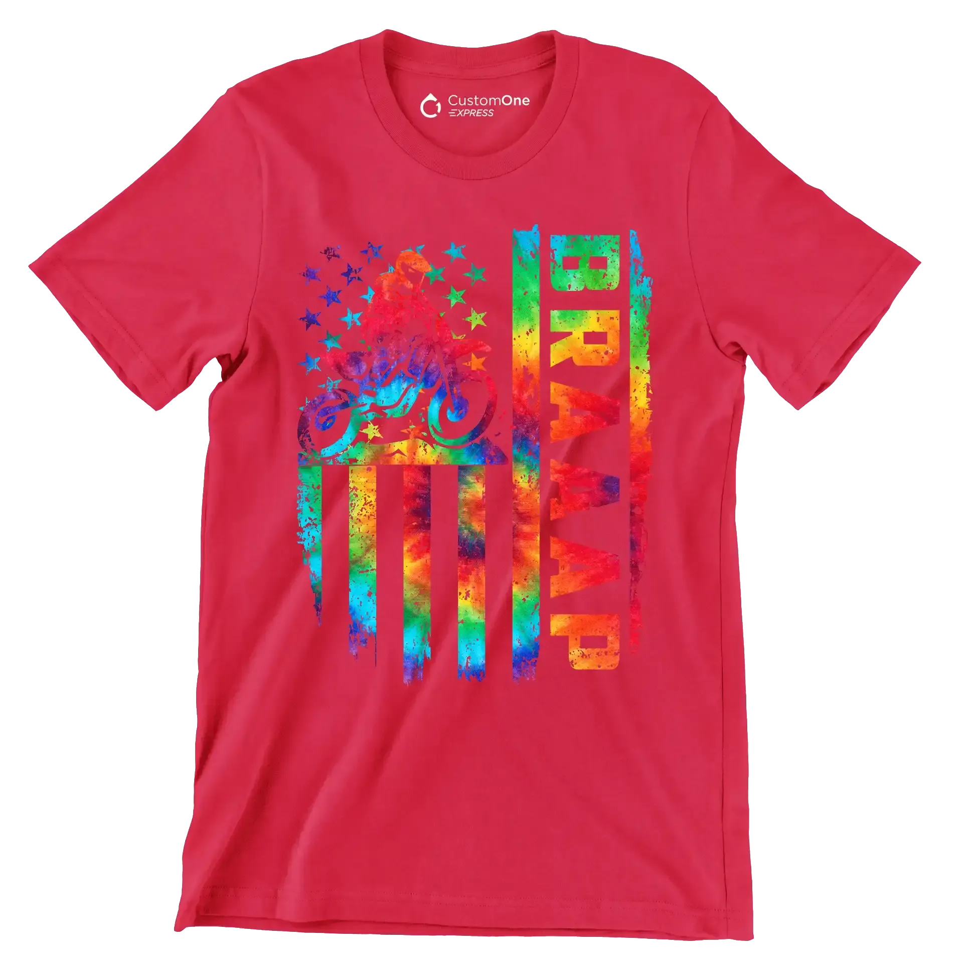 Braaap - Father’s Day T-Shirt-Red-S-Custom One Express