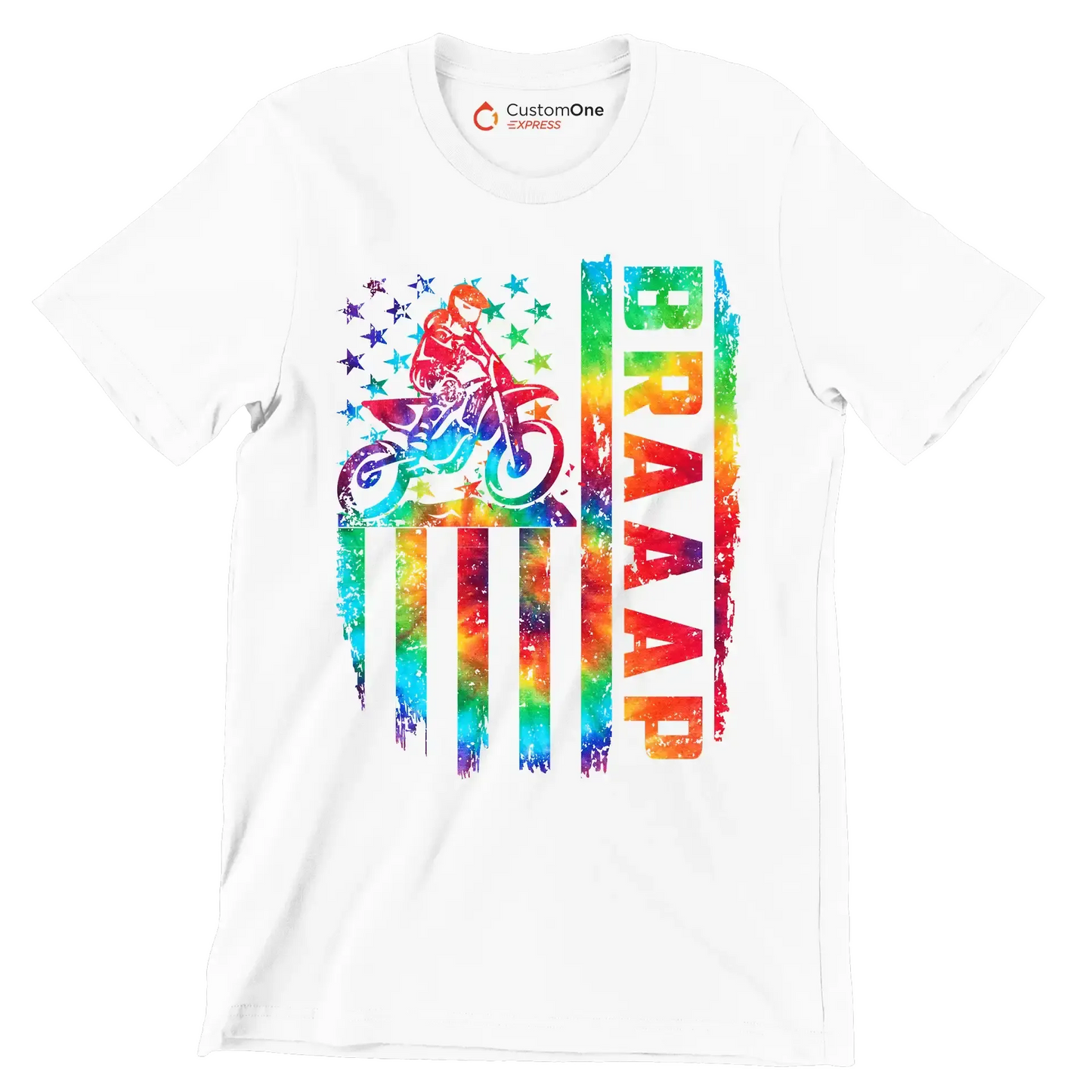 Braaap - Father’s Day T-Shirt-White-S-Custom One Express