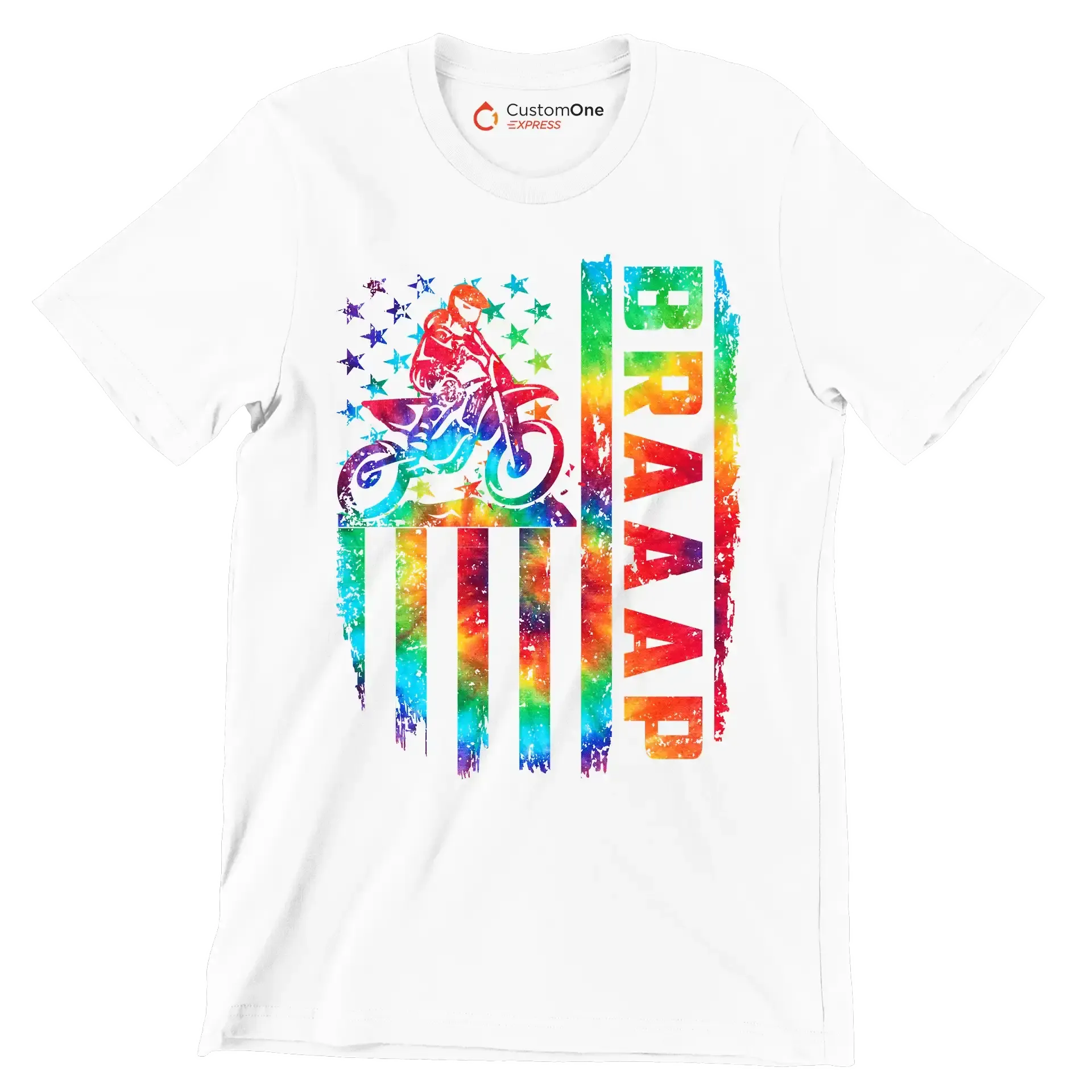 Braaap - Father’s Day T-Shirt-White-S-Custom One Express