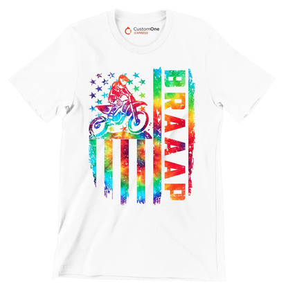 Braaap - Father’s Day T-Shirt-White-S-Custom One Express