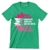 Brave strong Gratefull Hopeful Metastatic. Breast Cancer Warrior - Breast Cancer Awareness T-Shirt-Green-S-Custom One Express