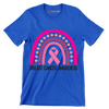 Breast Cancer Awareness - Breast Cancer Awareness T-Shirt-Blue-S-Custom One Express