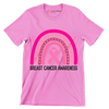 Breast Cancer Awareness - Breast Cancer Awareness T-Shirt-Pink-S-Custom One Express