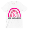 Breast Cancer Awareness - Breast Cancer Awareness T-Shirt-White-S-Custom One Express