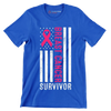 Breast Cancer Survivor - Breast Cancer Awareness T-Shirt-Blue-S-Custom One Express