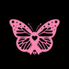 Breast cancer butterfly Pink ribbon - Breast Cancer Awareness T-Shirt-Black-S-Custom One Express