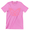 Breast cancer butterfly Pink ribbon - Breast Cancer Awareness T-Shirt-Pink-S-Custom One Express