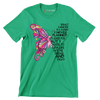 Breast cancer is a journey I never planned or asked for but I choose to love life hate the disease and fight - Breast Cancer Awareness T-Shirt-Green-S-Custom One Express