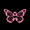 Breast cancer pink butterfly - Breast Cancer Awareness T-Shirt-Black-S-Custom One Express